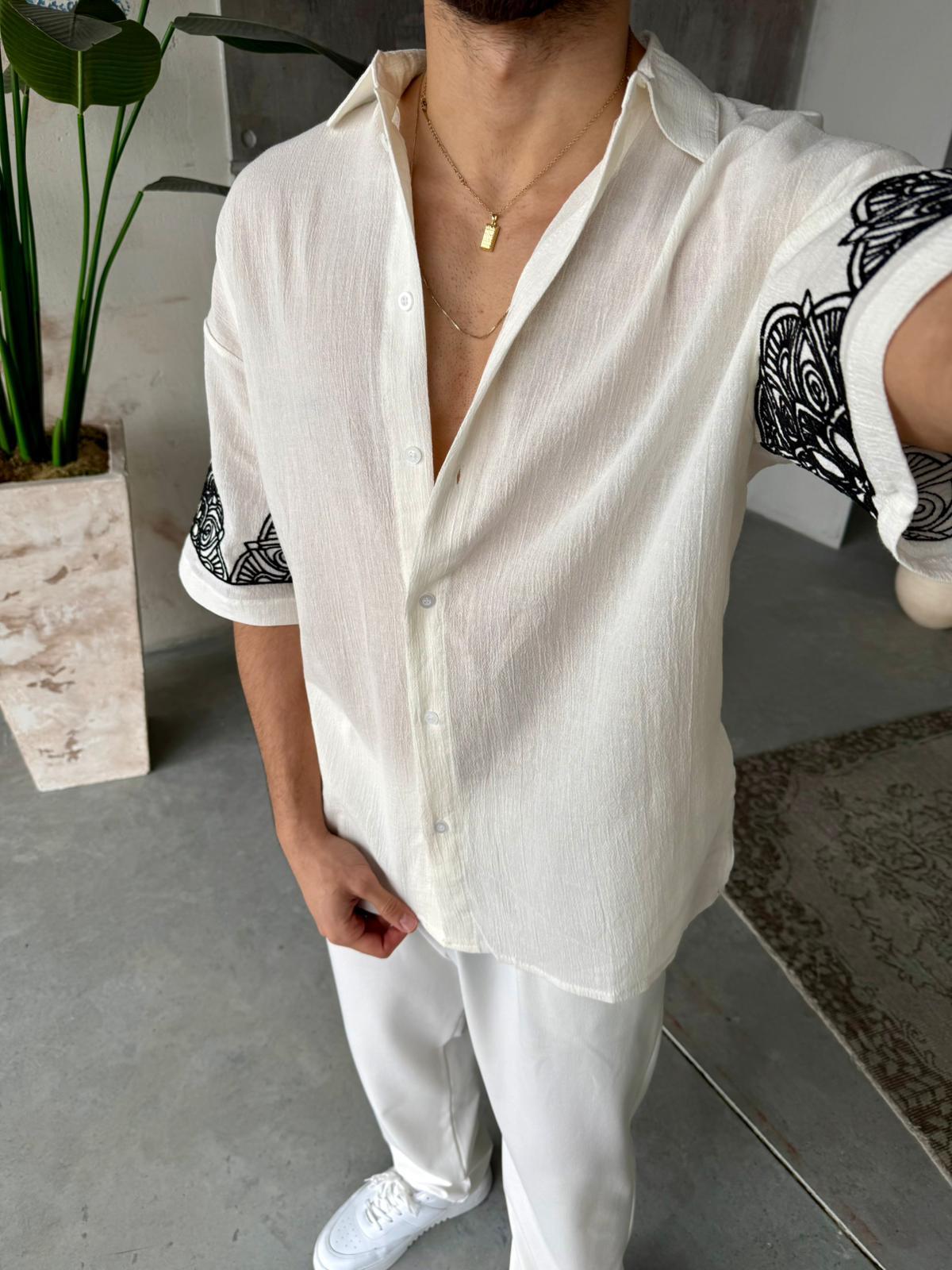 Oversize Shirt 2T - off white | GML.013