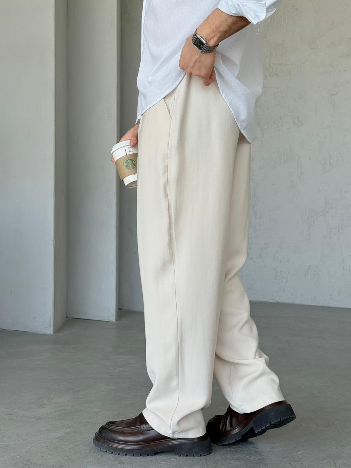 Tense Jogger Pants – Cream | PNT.02