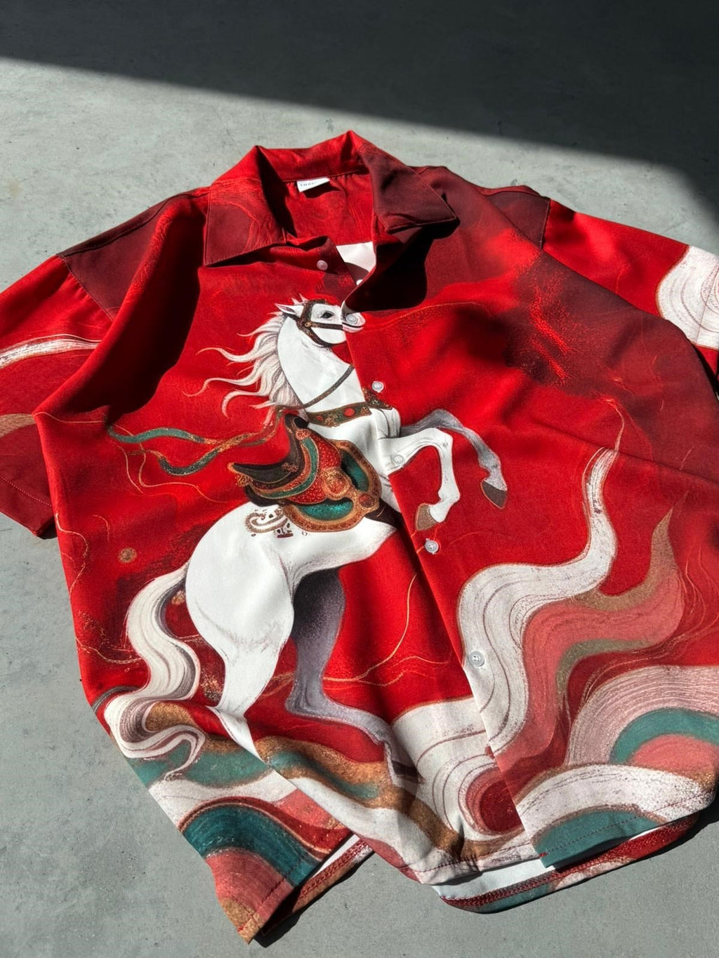Oversized Patterned Hürrem Shirt