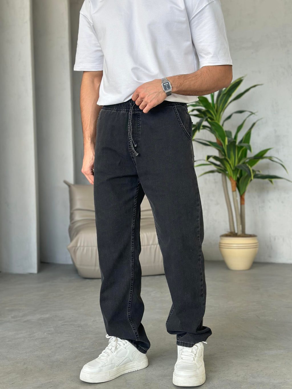 Baggy Pants - smoke Grey | PNT.014