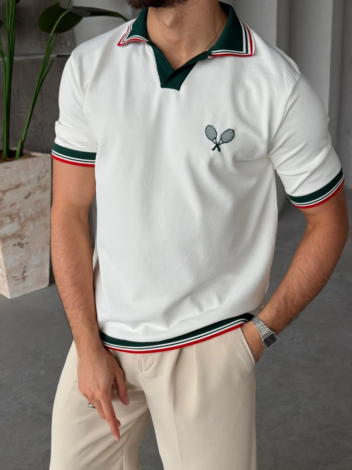 T-shirt Tennis - White | TST.03