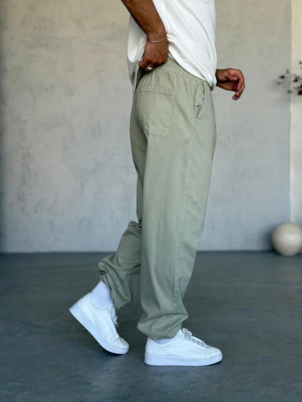 Gabardine Pants - Mint | Pnt.013