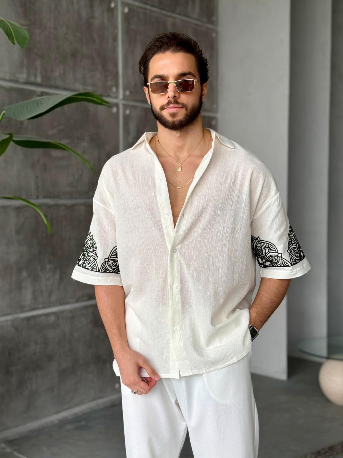 Oversize Shirt 2T - off white | GML.013