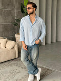 Soft Texture Shirt - Baby Blue | GML.019