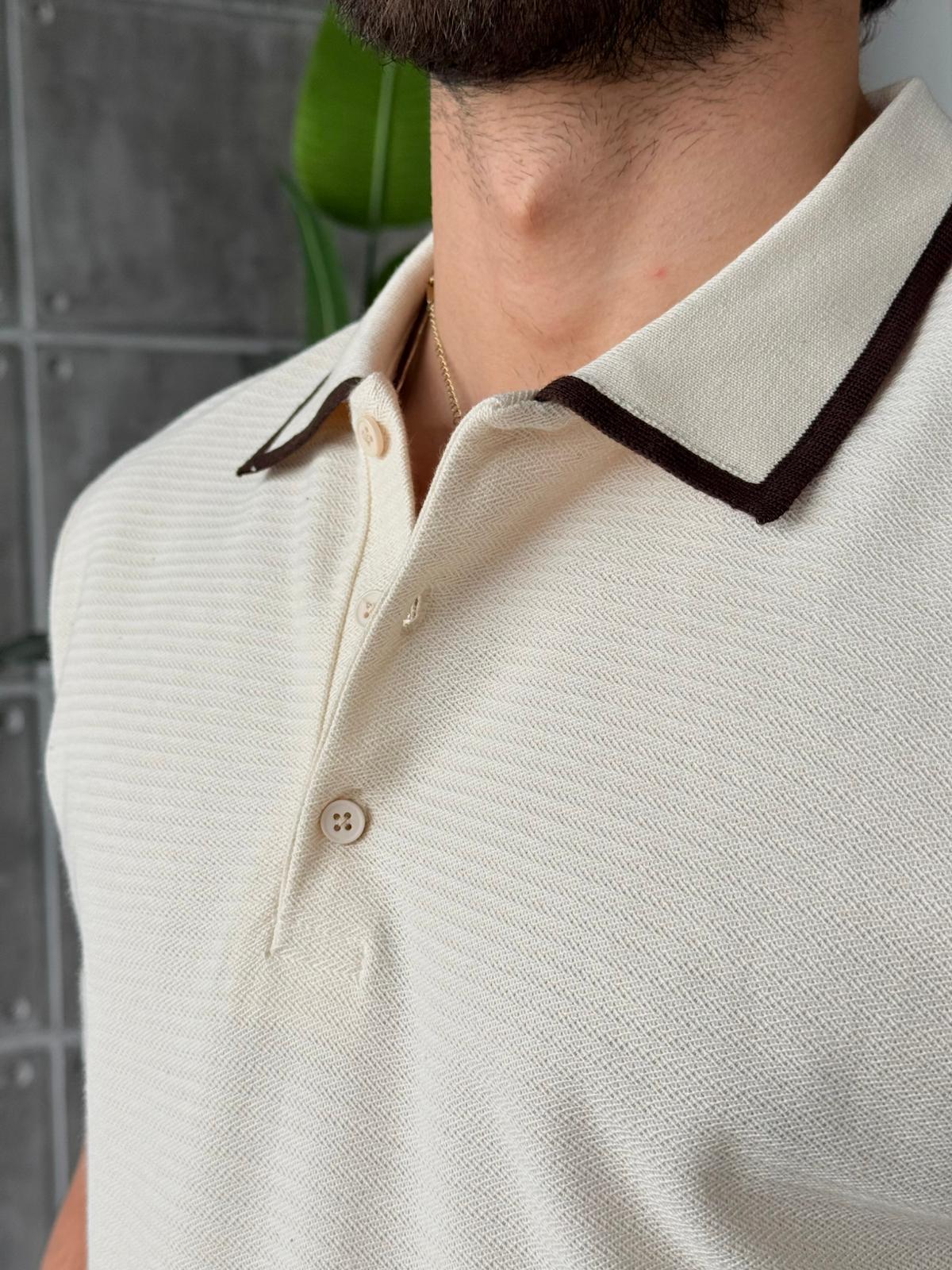 T-shirt Polo - Beige | TST.04
