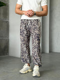 Leopard Pattern Jogger Pants