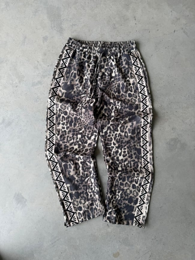 Leopard Pattern Jogger Pants