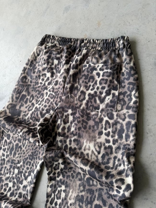 Leopard Pattern Jogger Pants