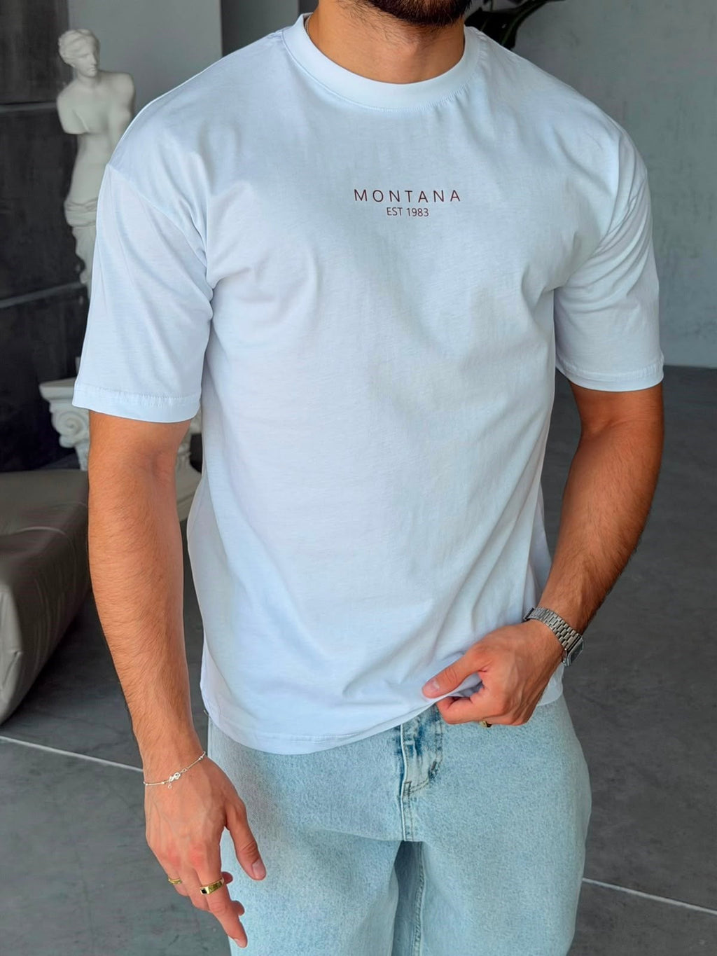 TONY shirt oversize - WHITE